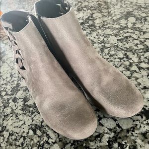 Size 8.5 Suede Booties-Like New